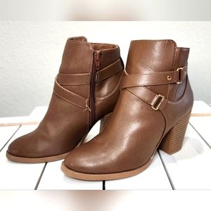 Brown ankle boots
